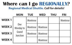 all points transit regional medical shuttle schedule