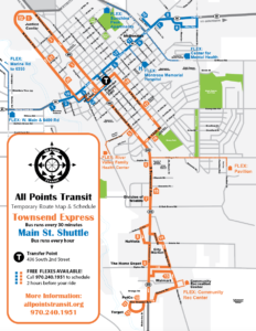 All points transit public bus routes montrose main st and townsend 2021