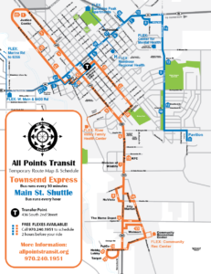 all points transit montrose public bus map